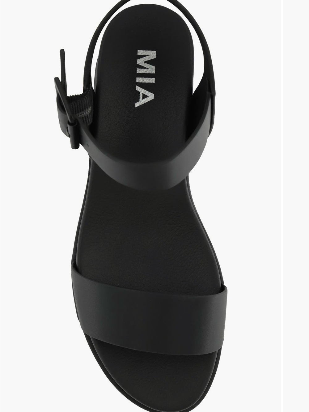 MIA Black Women's Ankle Strap Sandal